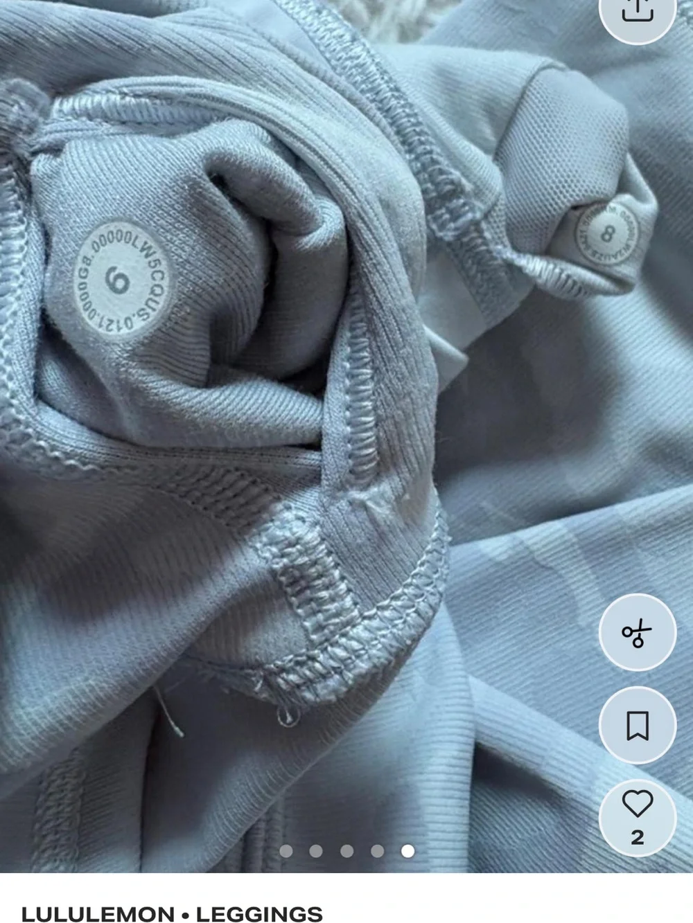 Lululemon Gray Camo Strappy Sports Bra and Legging Set